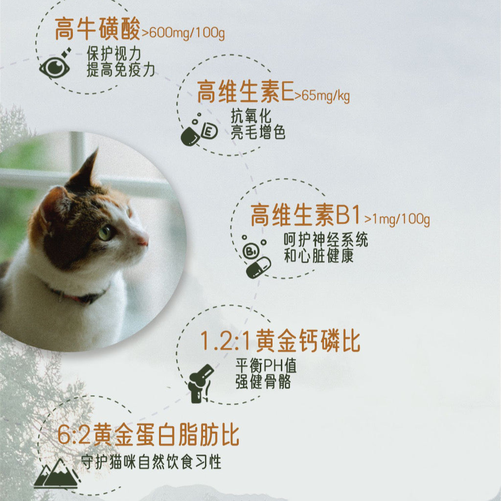 The Giving Ranch Freeze-dried raw meat | 牧场来信冻干生骨肉-猫用