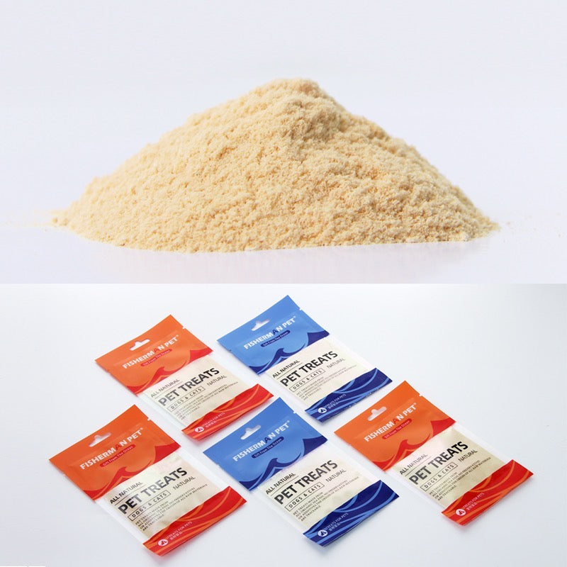 Fisherman Pet Freeze-dried fish floss 8g | 渔夫牧场冻干鱼肉松 三文鱼or鳕鱼口味