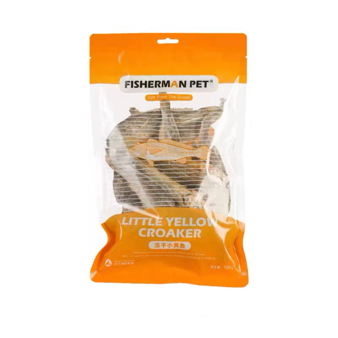 Fisherman Pet Freeze-dried Little Yellow Croaker | 渔夫牧场冻干小黄鱼