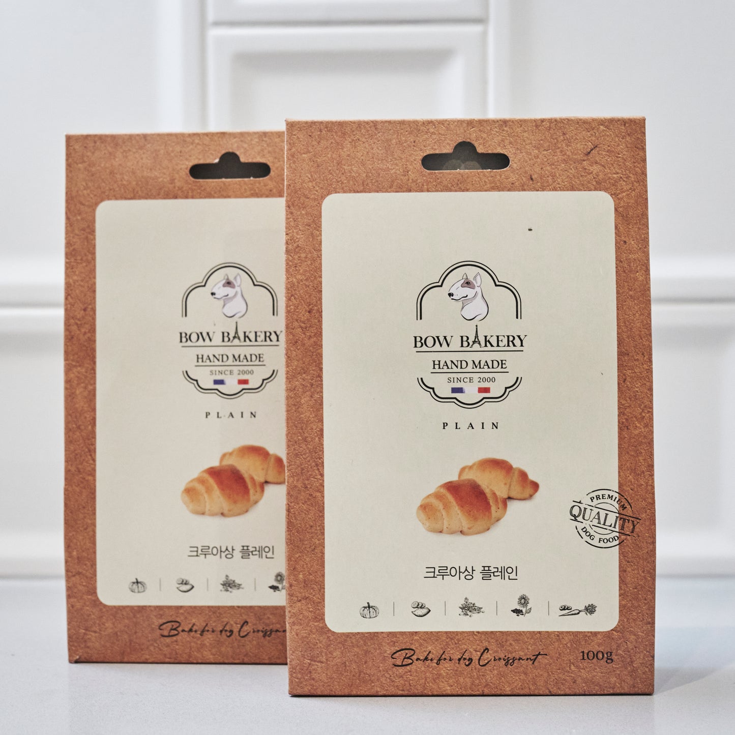 Bowbakery Pet Croissant 100g | 宠物可颂牛角包