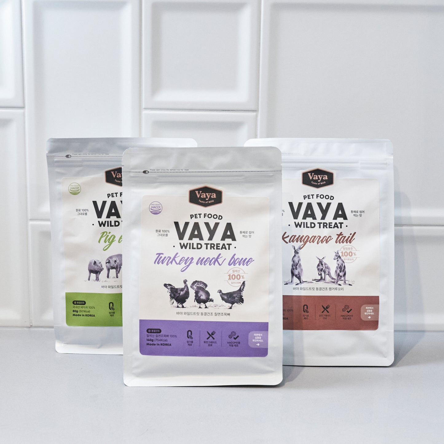 VAYA Wild Treat Freeze-Dried Turkey neck bone 140g | 火鸡颈骨