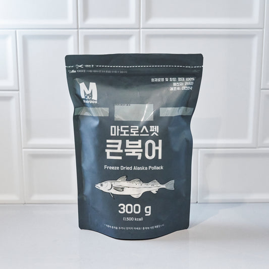 MATROOS Freeze-Dried Alaska Pollack 300g| 鳕鱼冻干